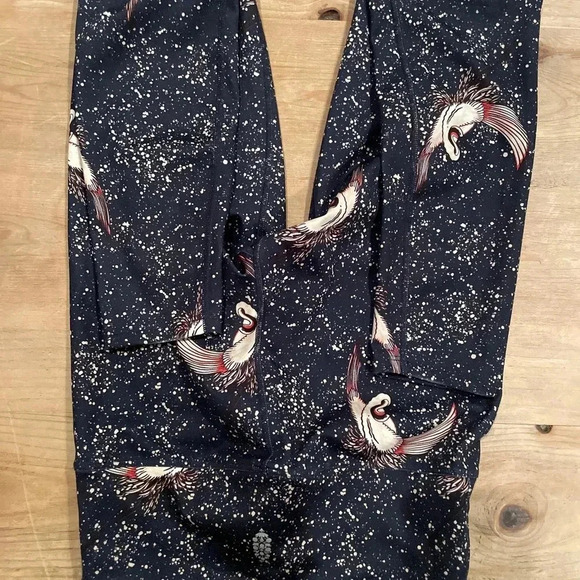 Anthropologie Free People Movement Swan Leggings size xs tall high waisted - Picture 5 of 11